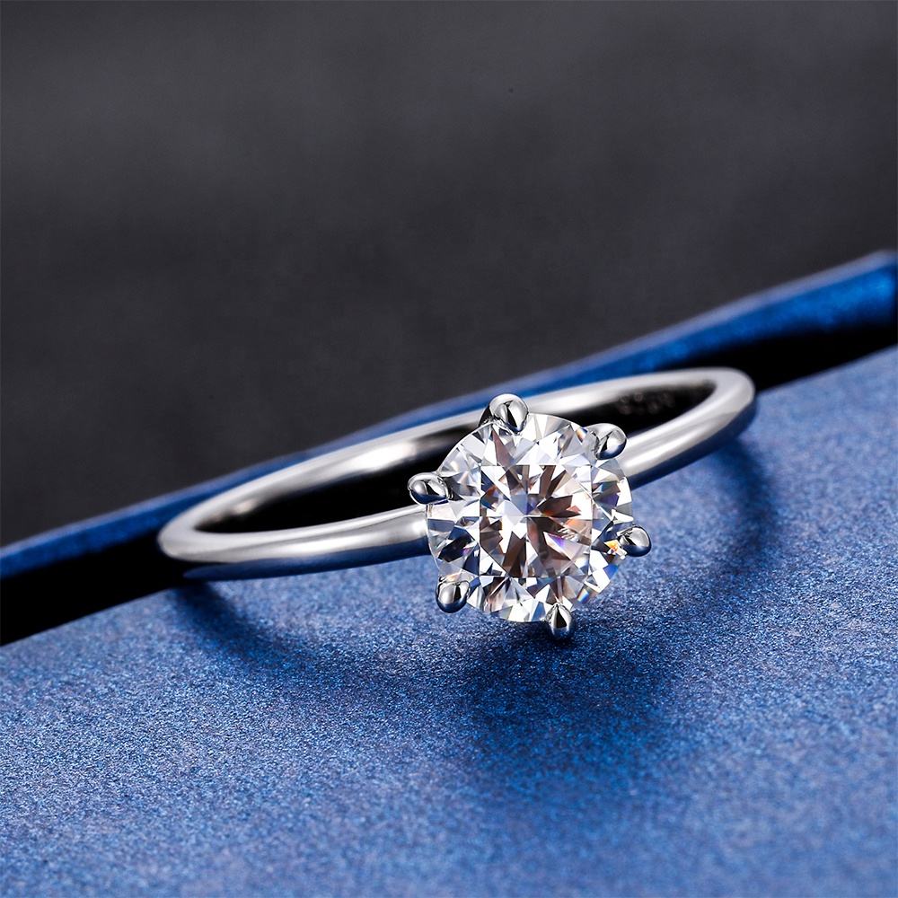 Moissanite Classic Solitaire Ring