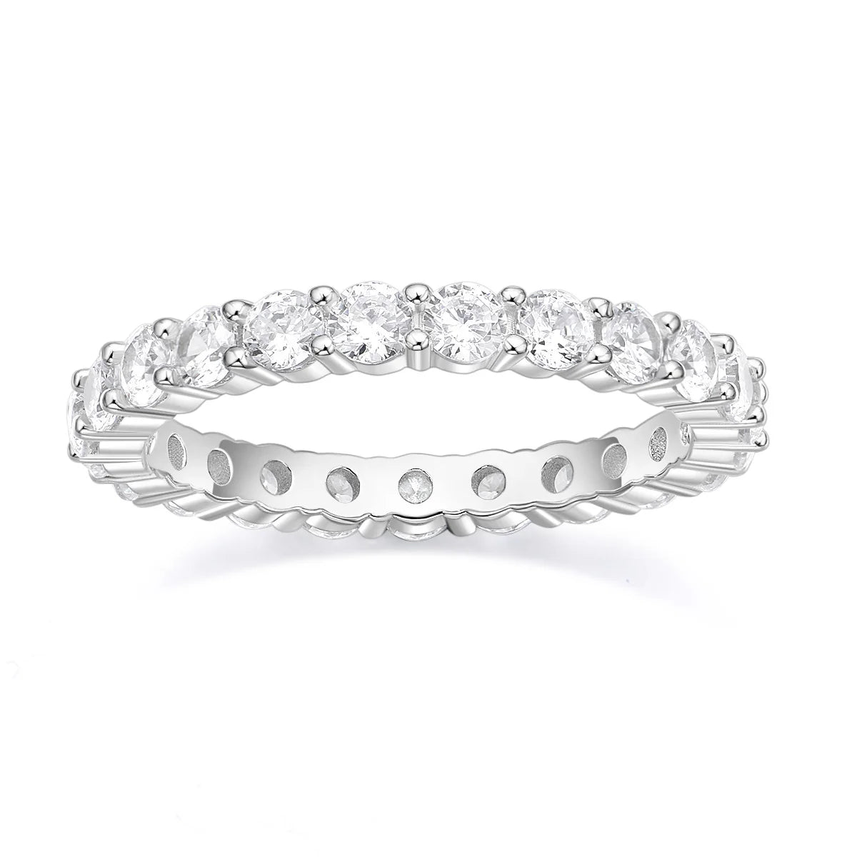Moissanite Eternity Ring
